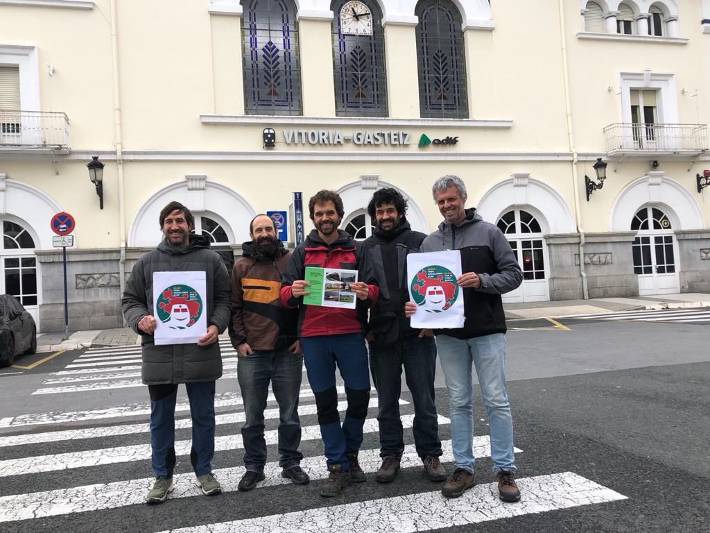 La Plataforma por el Tren Público y Social de Navarra, Álava y Burgos