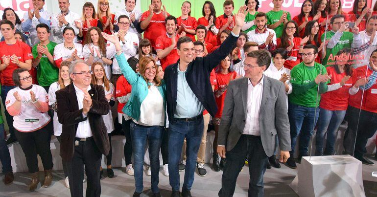 Dirigentes socialistas de Andalucía y Almería consideran vitales los trasvases. 