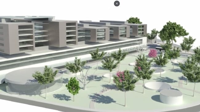 Maqueta del nuevo Hospital General de Castellón