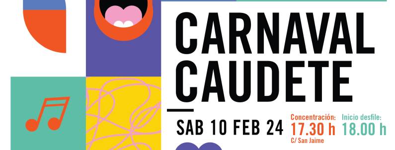 Cartel del carnaval 2024 de Caudete