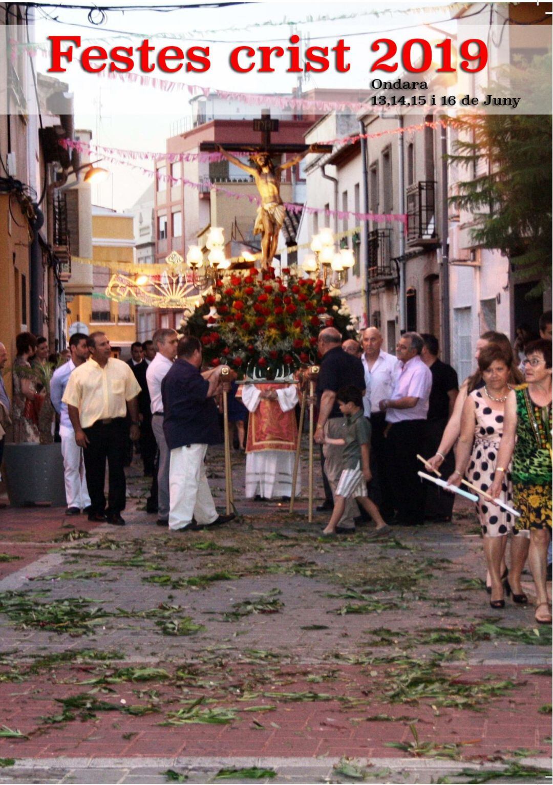 Portada del libro de fiestas.