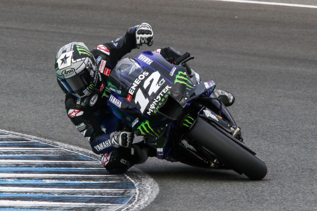 Maverick Viñales marca el mejor tiempo en el Circuito de Jerez