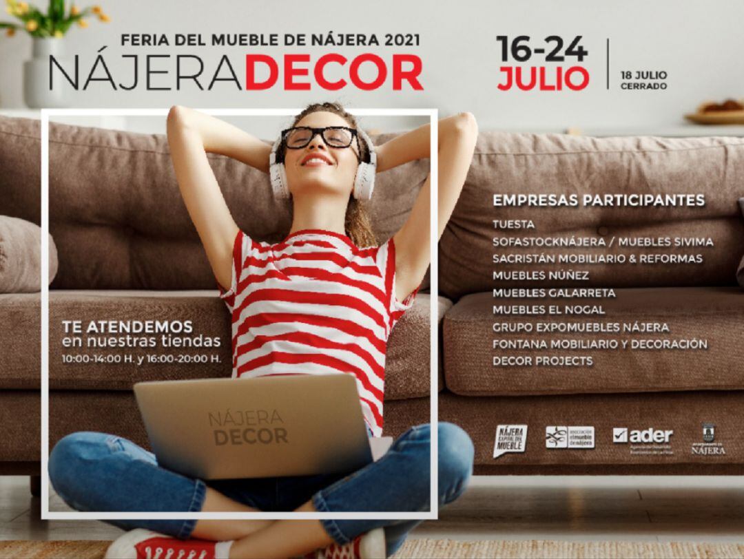 Cartel de la actual edición de Nájera Decor.