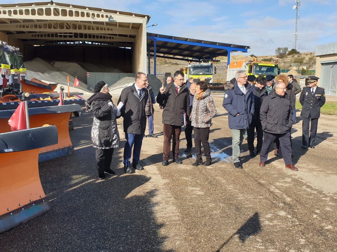Reunión para abordar la vialidad invernal en Dueñas (Palencia)