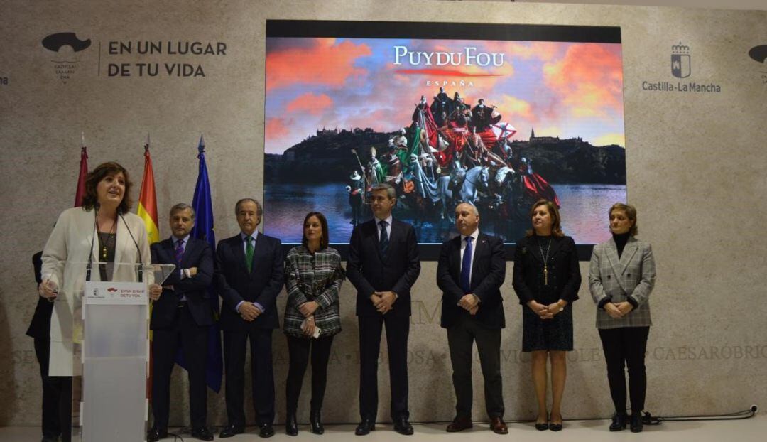 Presentación del parque temático Puy de Fou en Fitur