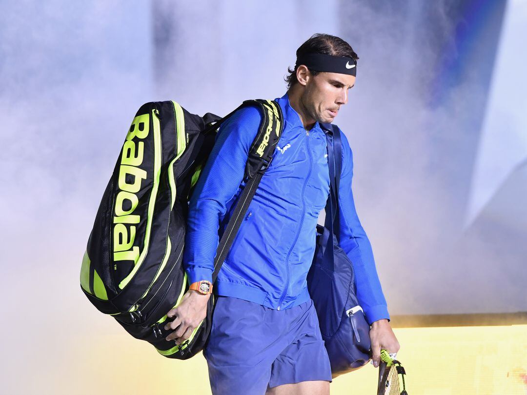 Rafael Nadal durante una de sus participaciones en el Masters 1000 de Shanghái.