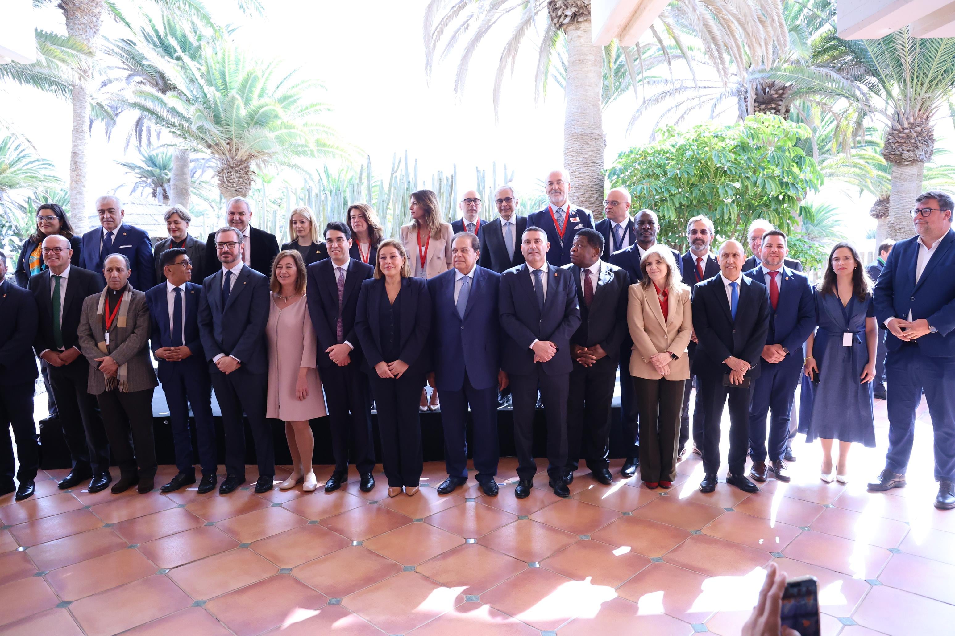 Cumbre de presidentes de parlamentos del Sur de la Unión Europea y del Norte de África en Lanzarote.