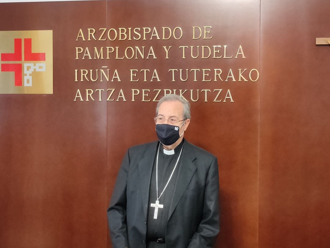 Imagen del Arzobispo de Pamplona y Tudela, Francisco Pérez.