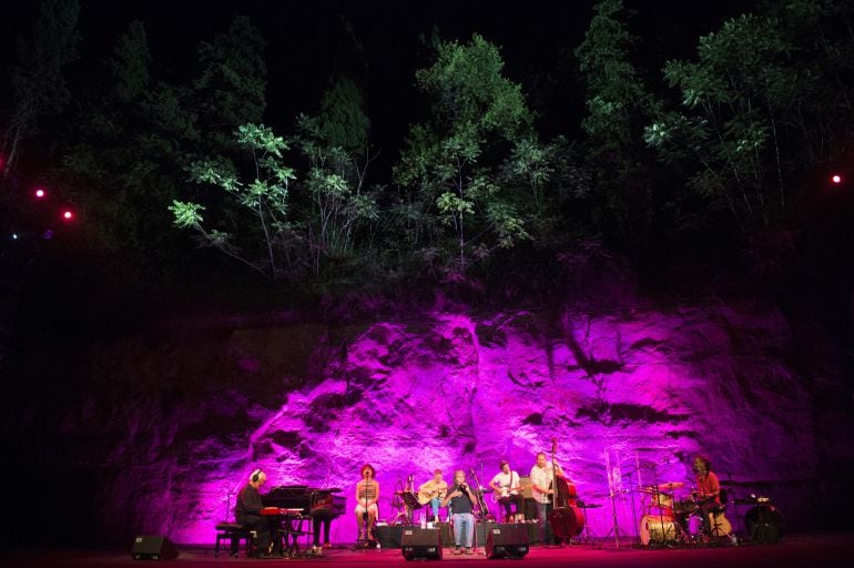 El teatro griego de Barcelona, en la montaña de Montjuic, es un espacio maravilloso para hacer conciertos