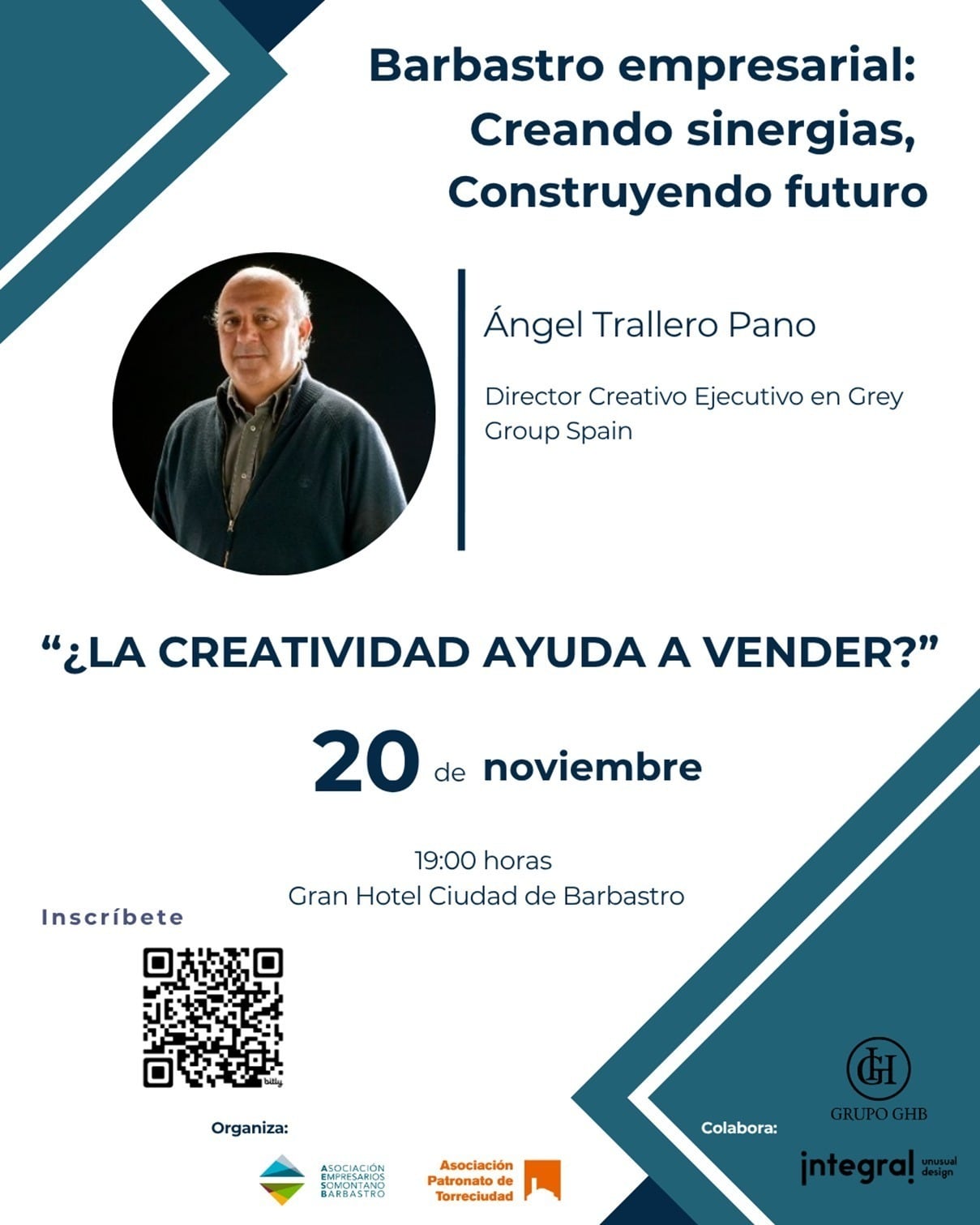 Cartel III Jornada Barbastro Empresarial. Barbastro.