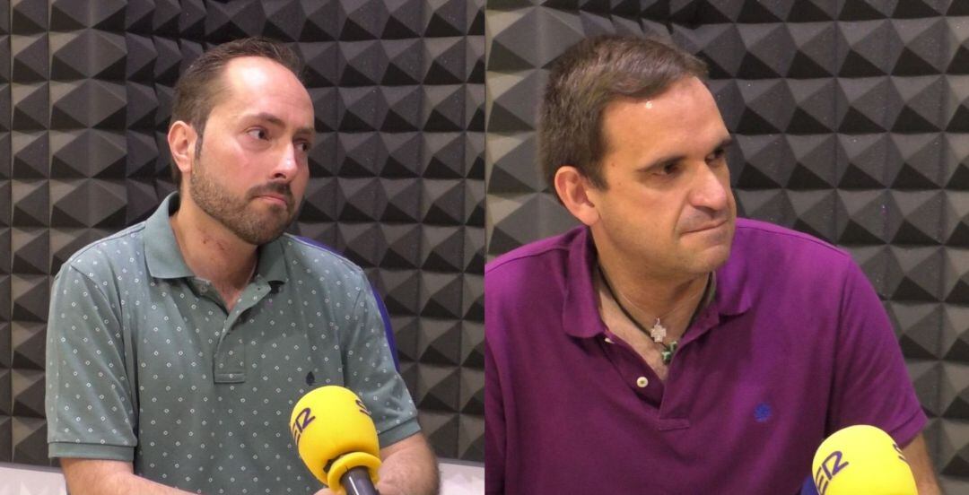 Los candidatos a la presidencia de la Unión de Cofradías, Diego Rodríguez Ruiz y Luis Carlos Martínez Garvín