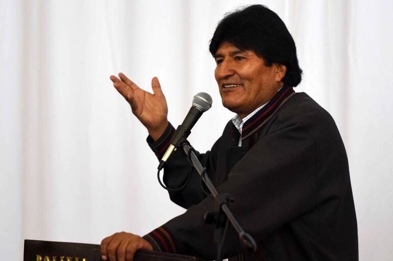 El presidente de Bolivia Evo Morales.