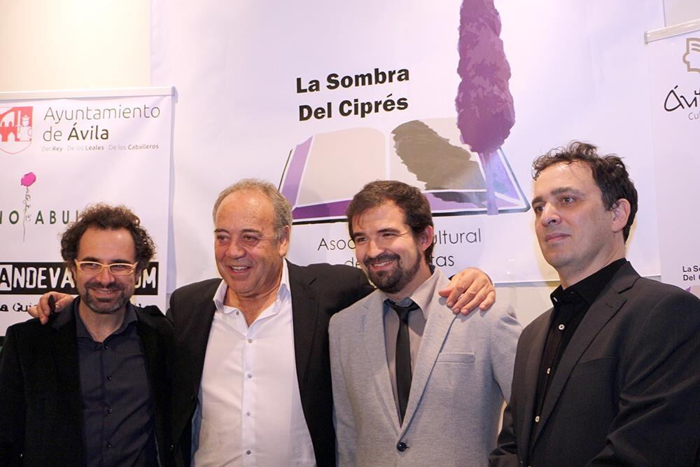 José C. Vales junto con More y Tito Valverde fueron premiados en 2015 por la Asociación. Los tres acompañados de César Díez Serrano