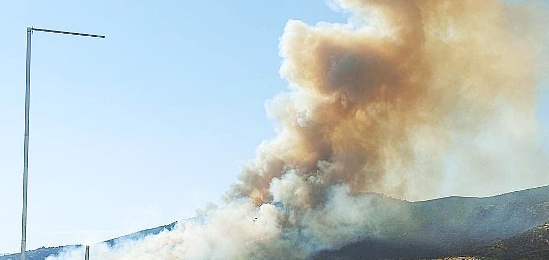 Incendio en el Tiemblo