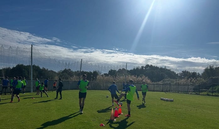 Un entreno del Algeciras