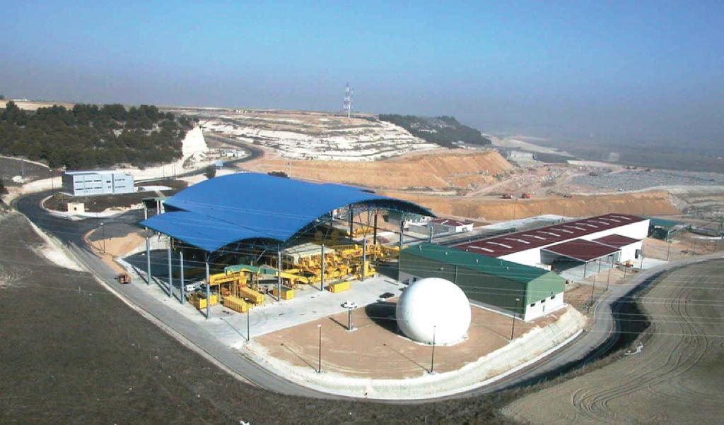 Imagen aérea del Centro de Tratatamiento de Residuos (CTR) de Valladolid