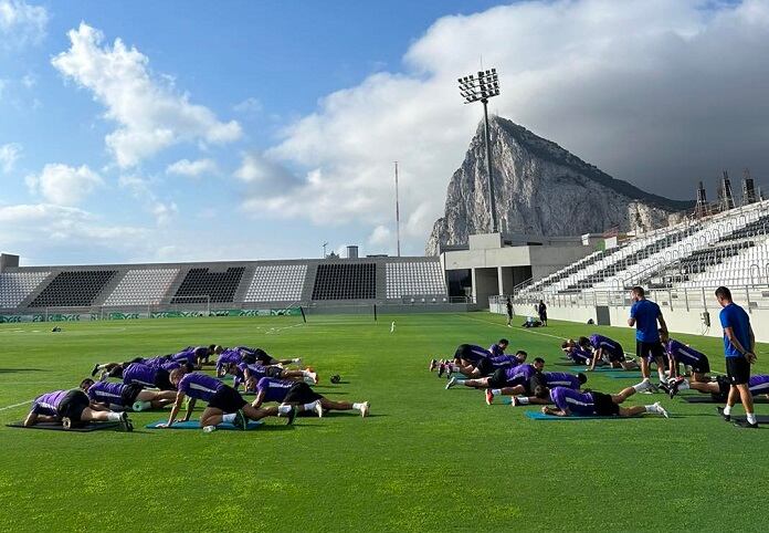 Un entrenamiento de la Balona