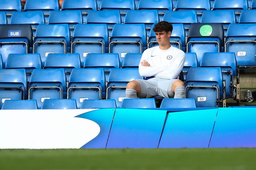 Kepa, suplente en el último partido de liga del Chelsea