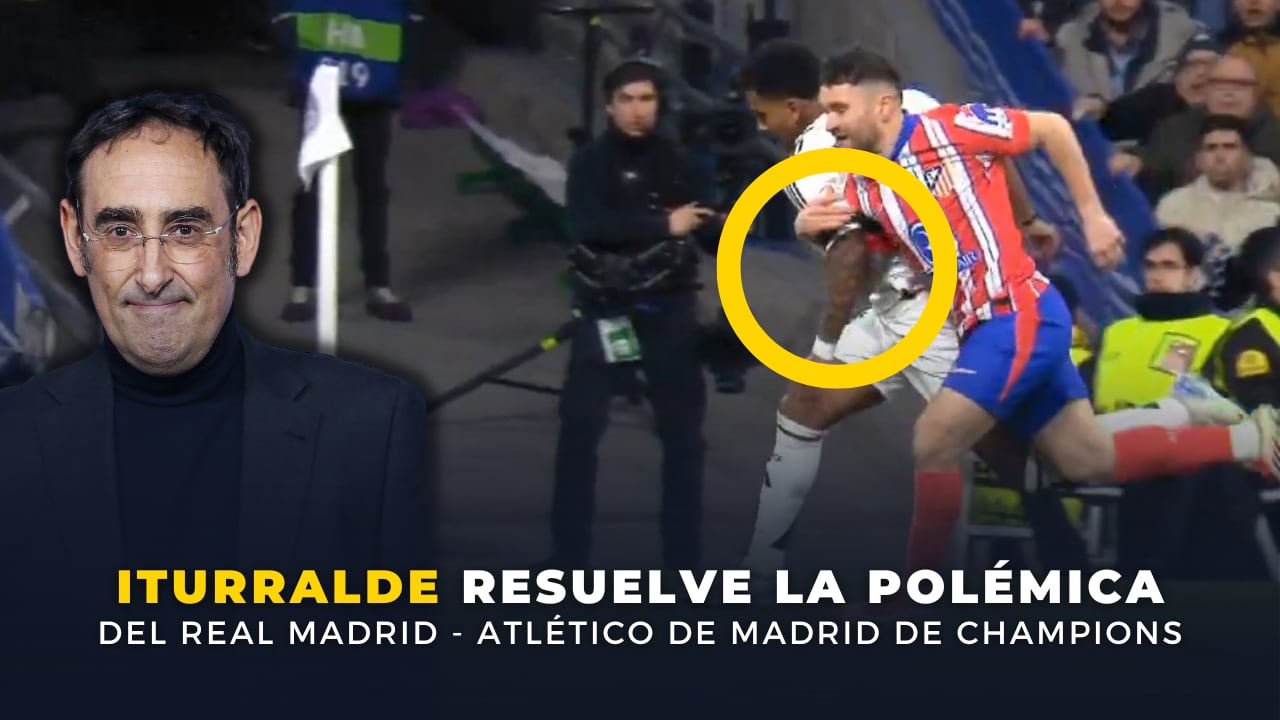 ¿Era penalti de Javi Galán sobre Rodrygo? Iturralde González analiza la polémica del Real Madrid-Atlético de Madrid de Champions