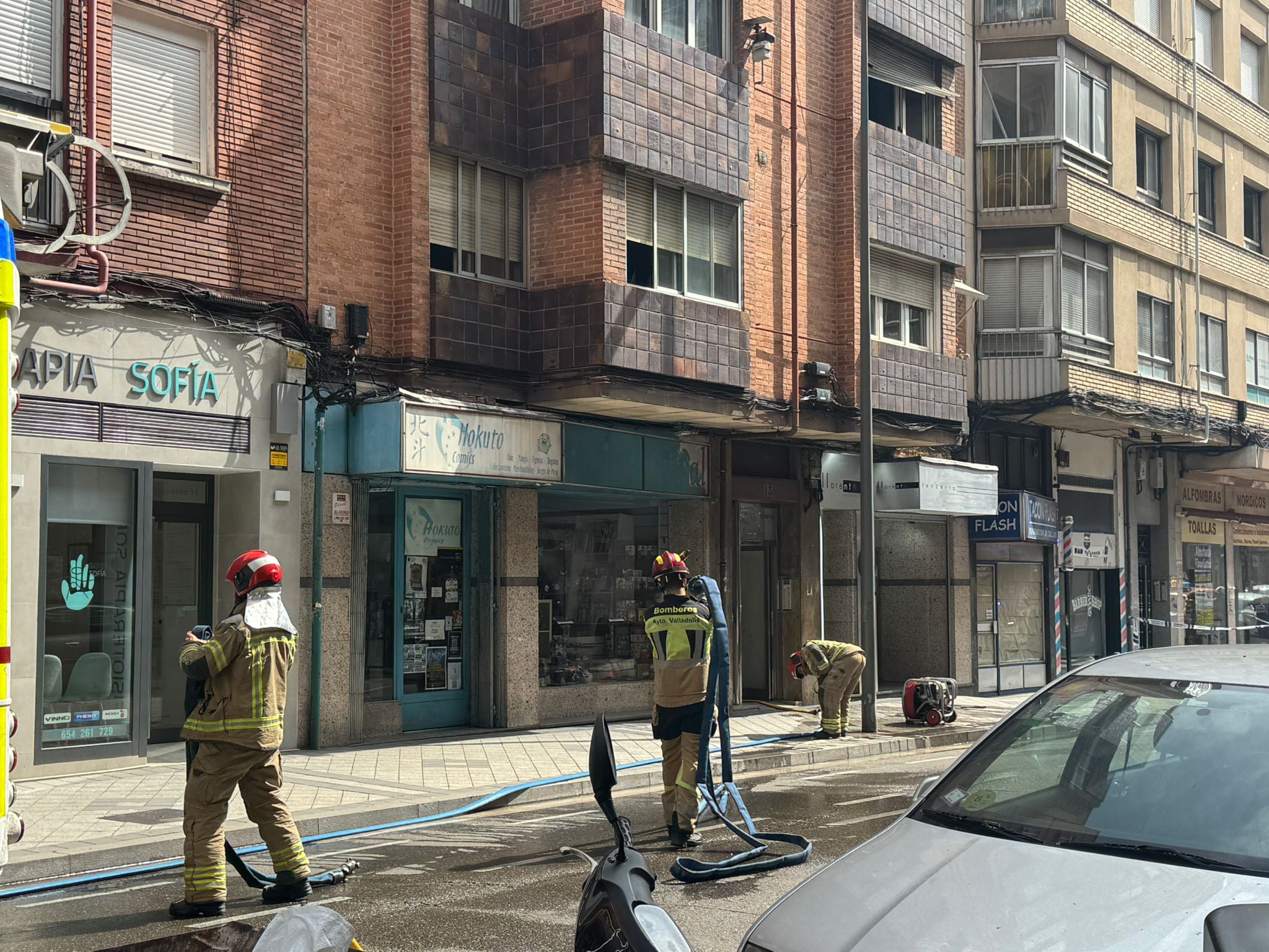 Incendio en Nicolás Salmerón, Valladolid