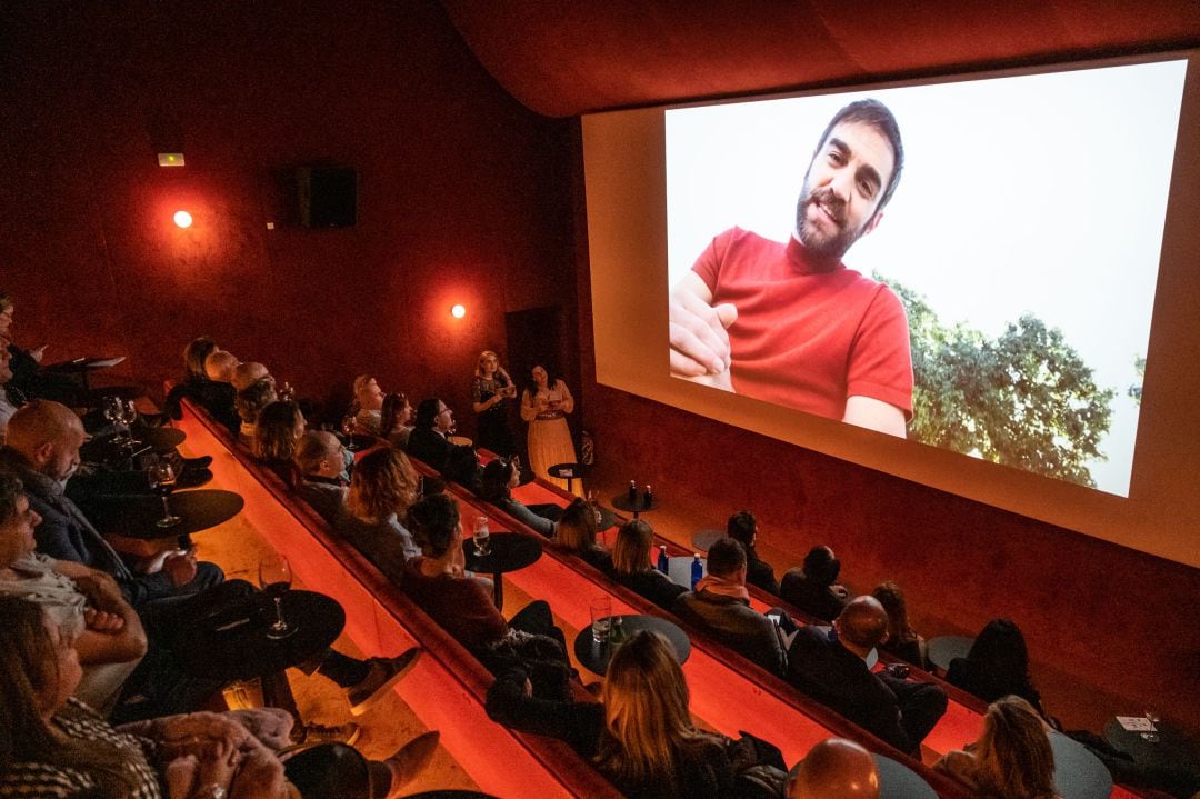 Un momento durante la presentación de Ibicine en FITUR