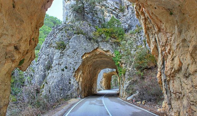 Puerta del Infierno, en la carretera de Cañamares a Fuertescusa (Cuenca).