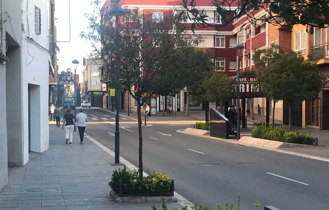 Imagen de archivo de una de las calles de Valdepeñas (Ciudad Real) 