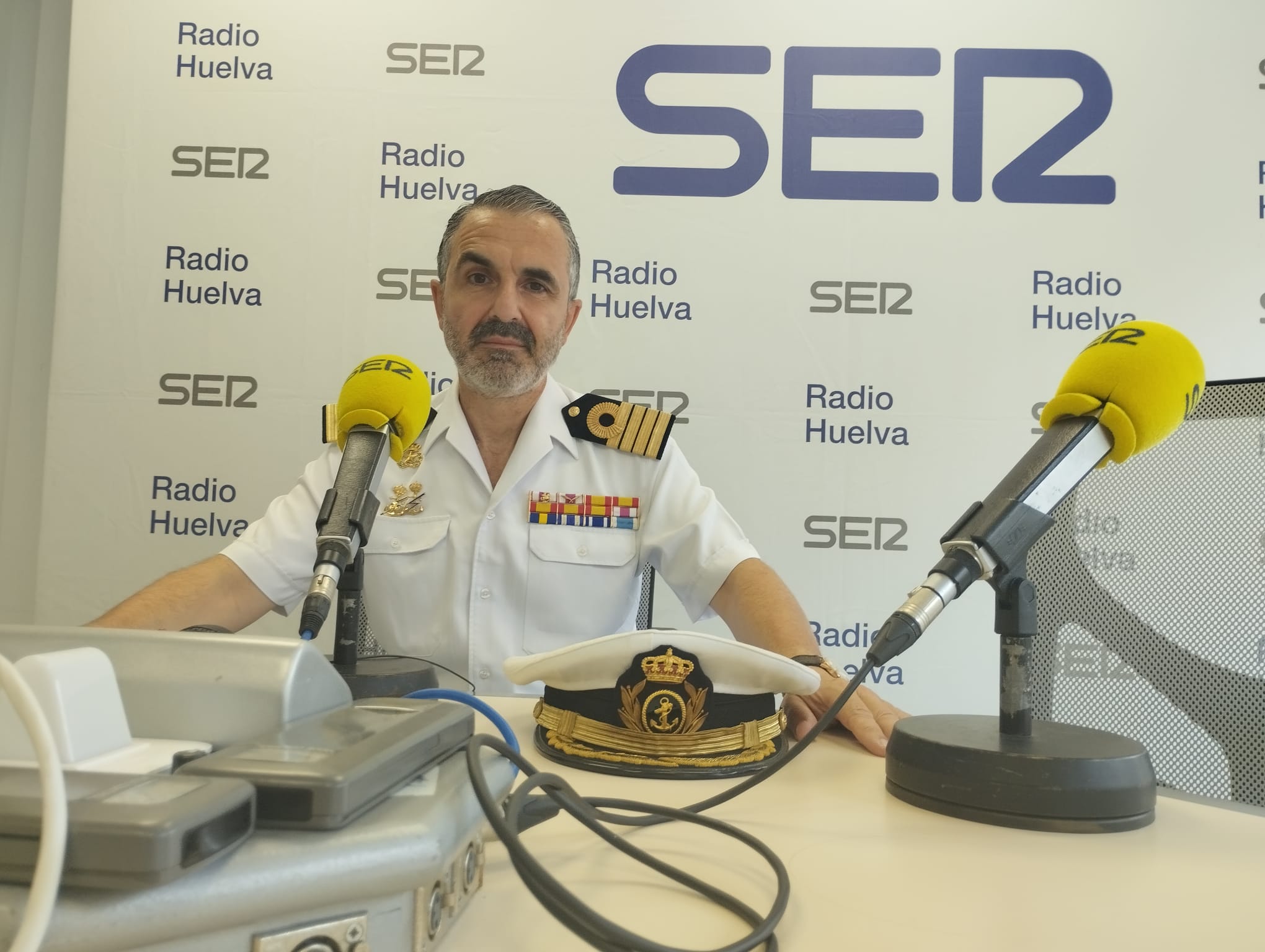 Federico Ruiz Pedreira Capitán de Navío y  Nuevo Comandante de Marina en Huelva