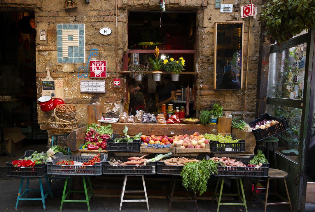 Mercado de Szimpla, Budapest, Hungría. 