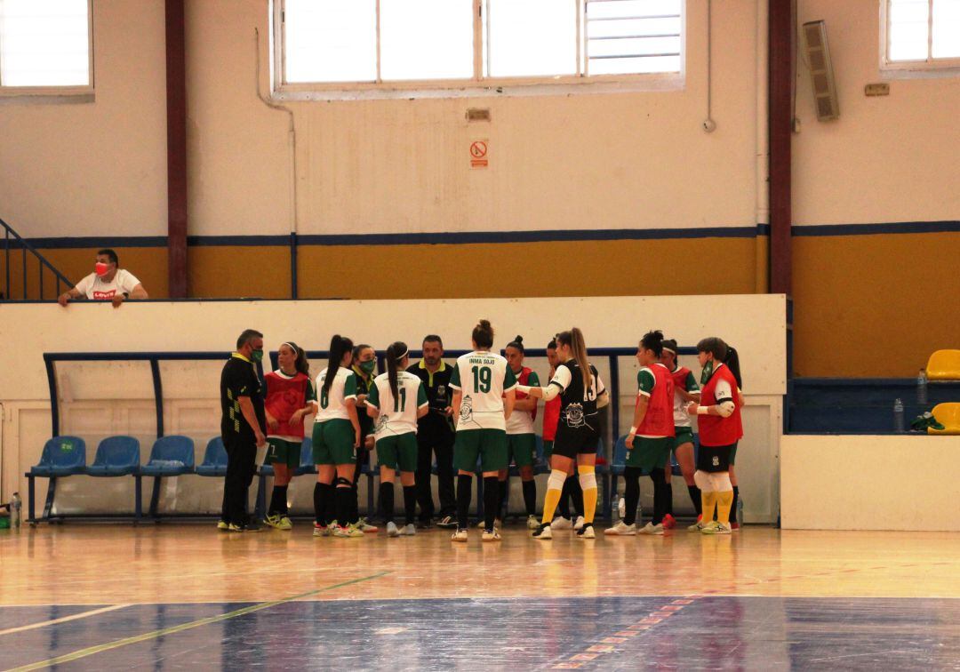 El Cajasur Deportivo en uno de sus partidos.