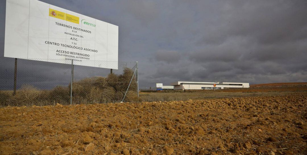 Terrenos de Villar de Cañas donde está previsto el almacén nuclear. 