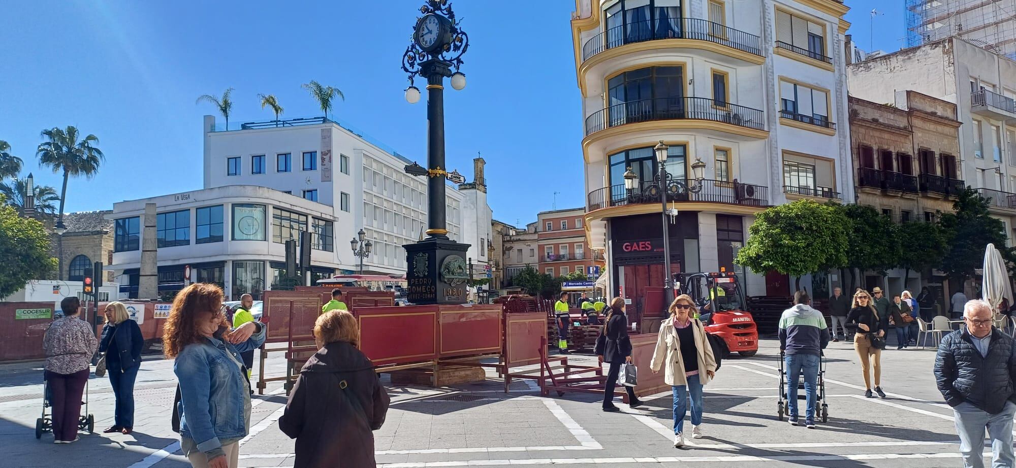 Calle Larga, en el centro de Jerez