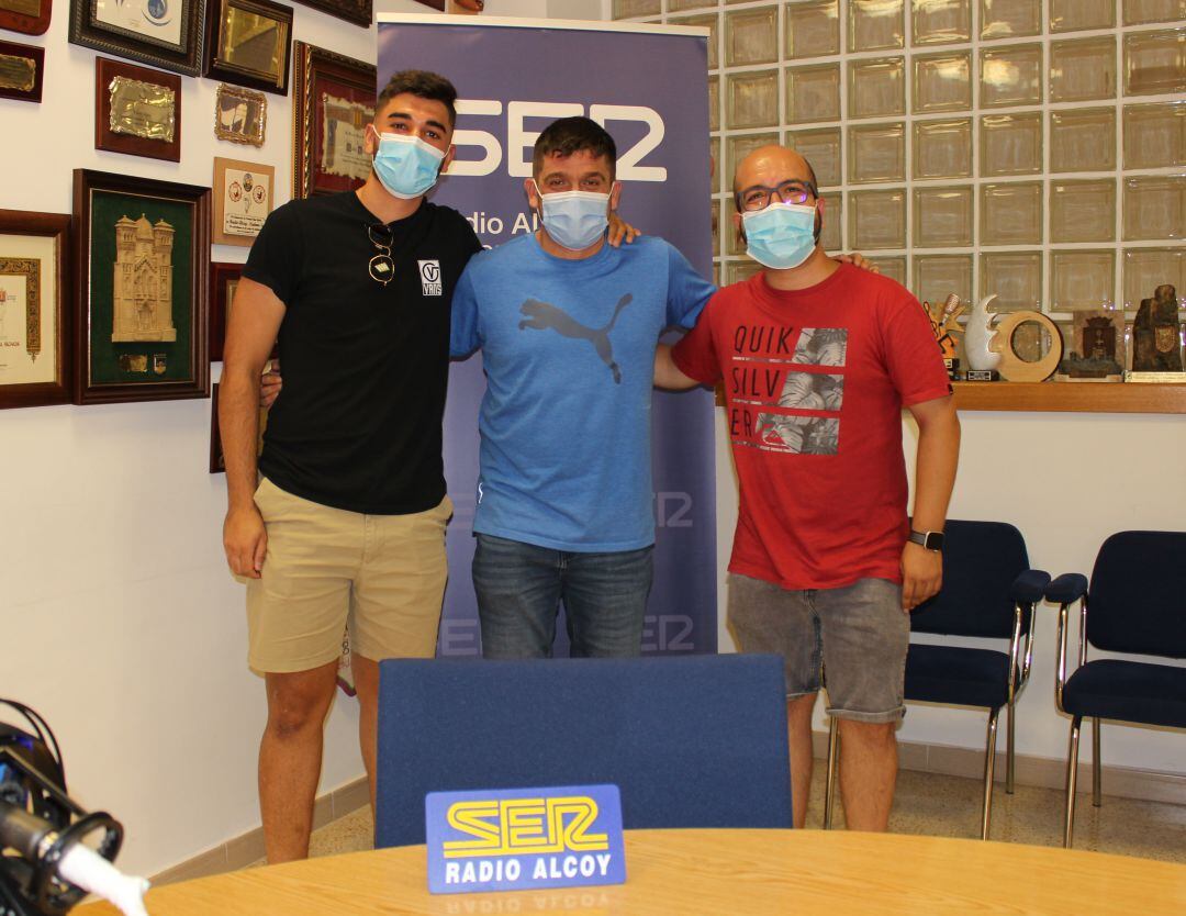 "Pimi", "Pui" y Dani en Radio Alcoy