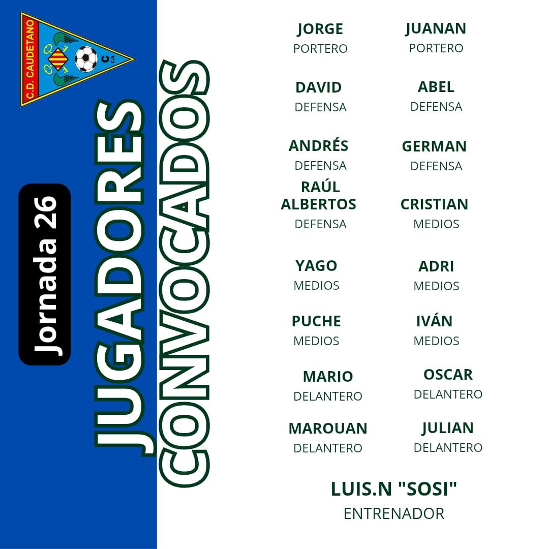 Jugadores convocados