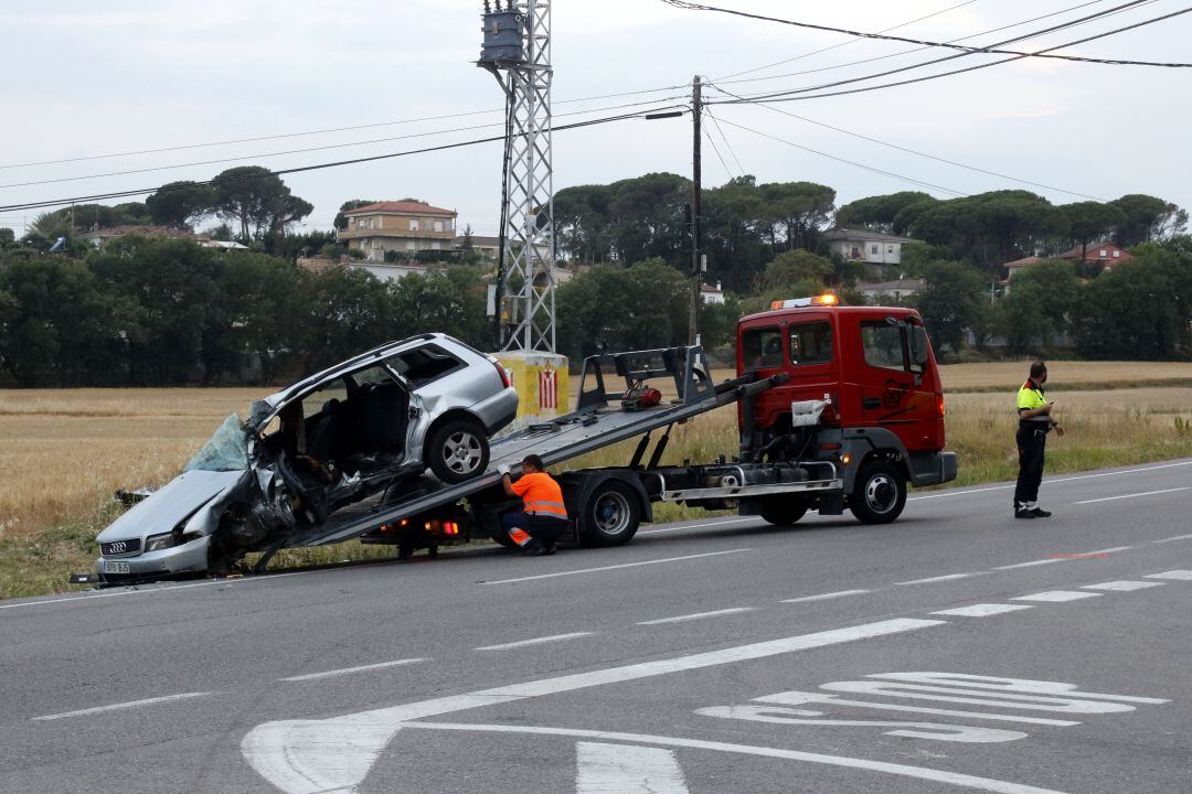 Un accident on va morir un matrimoni a Caldes aquest mes
