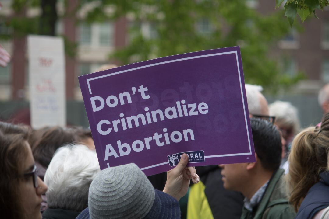 Manifestación de apoyo al derecho de las mujeres a acceder a un aborto en condiciones legales y seguras