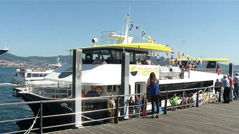 Bautizo del catamarán Pirata de Canexol de la naviera Nabia.