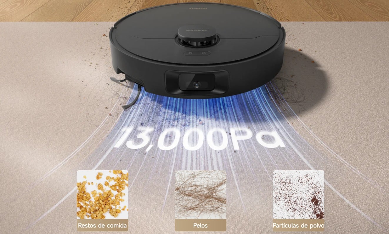 La potencia de succión es uno de sus puntos fuertes.