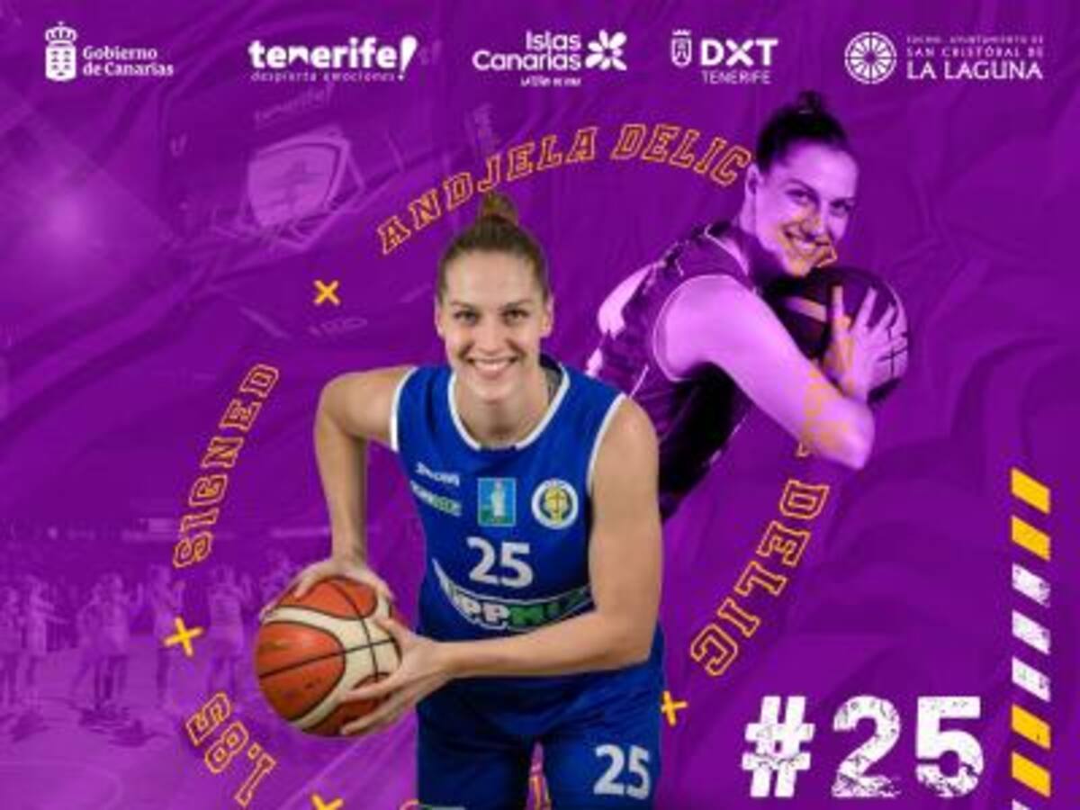 Andjela Delic, nueva jugadora del CB Clarinos Tenerife