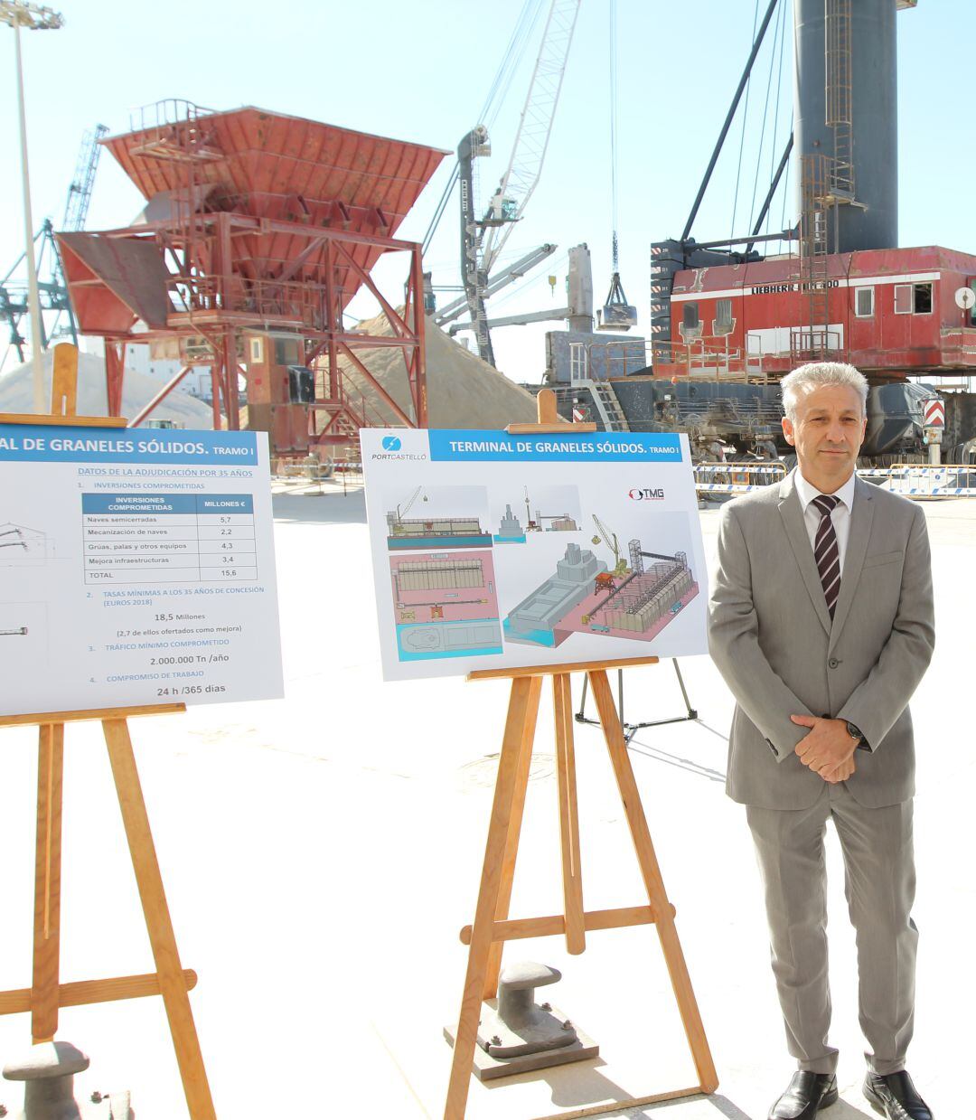 Imagen del Presidente de Puertos del Estado, Francisco Toledo, en una imagen de archivo