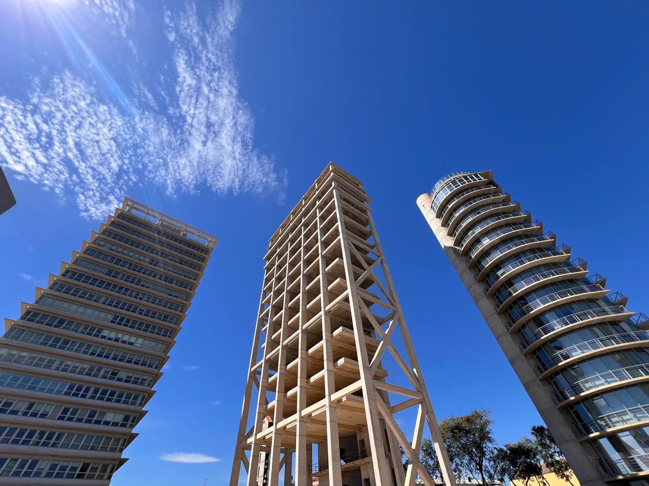 Edificios en la zona norte de Murcia