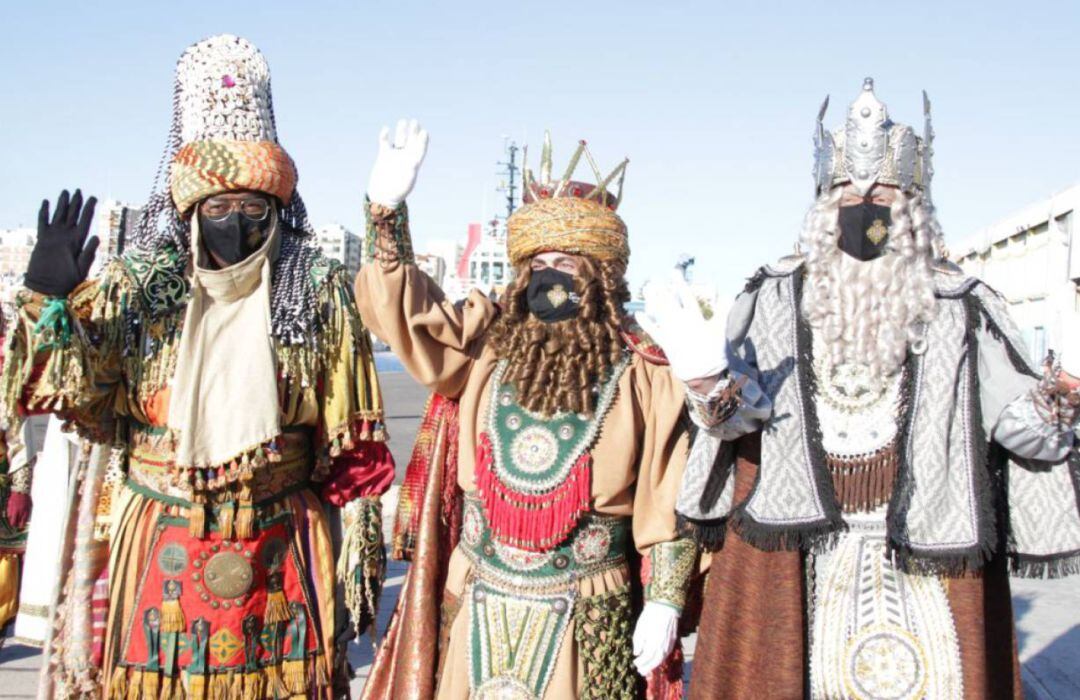 Imagen de los Reyes Magos en Castelló
