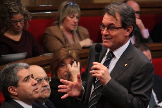 El President de la Generalitat, Artur Mas