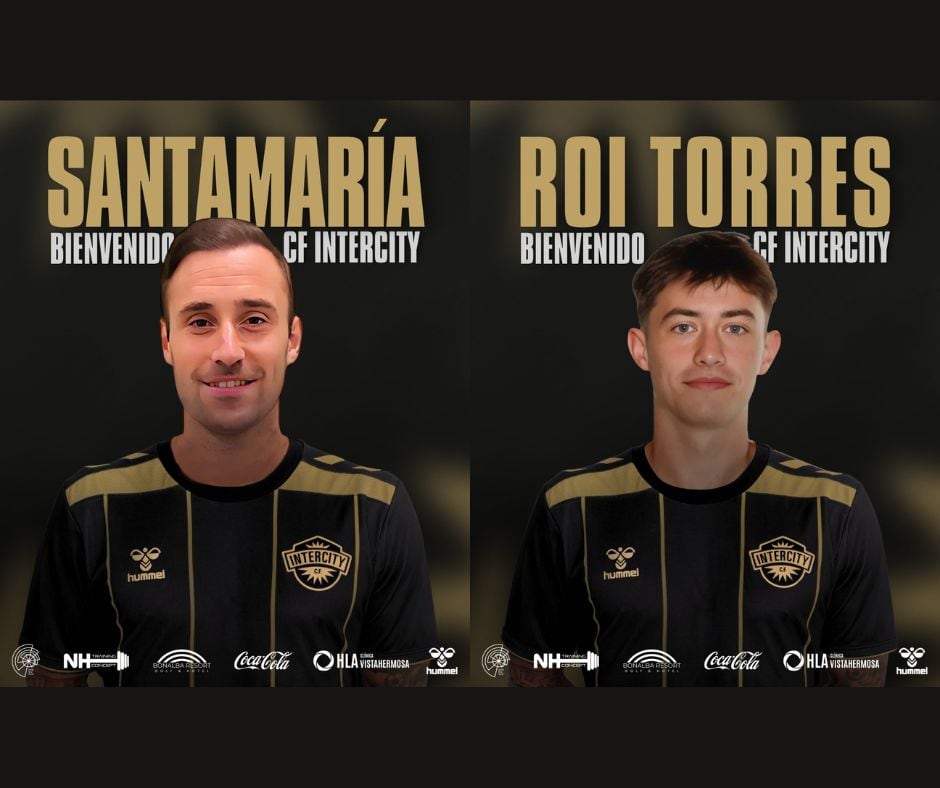 Gorka Santamaria y Roi Torres, nuevos fichajes del Intercity - CF Intercity