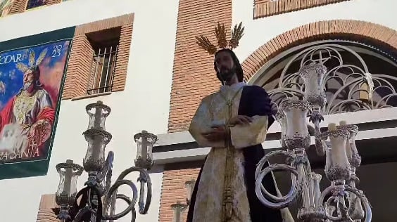 Salida del El Cautivo del templo parroquial de Nuestra Señora de Fátima