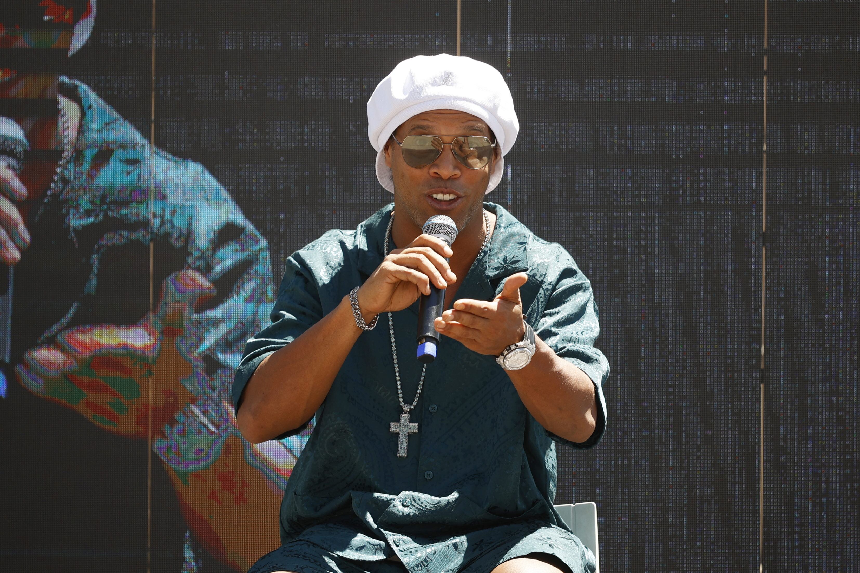 Imagen de archivo de Ronaldinho Gaucho en un evento publicitario