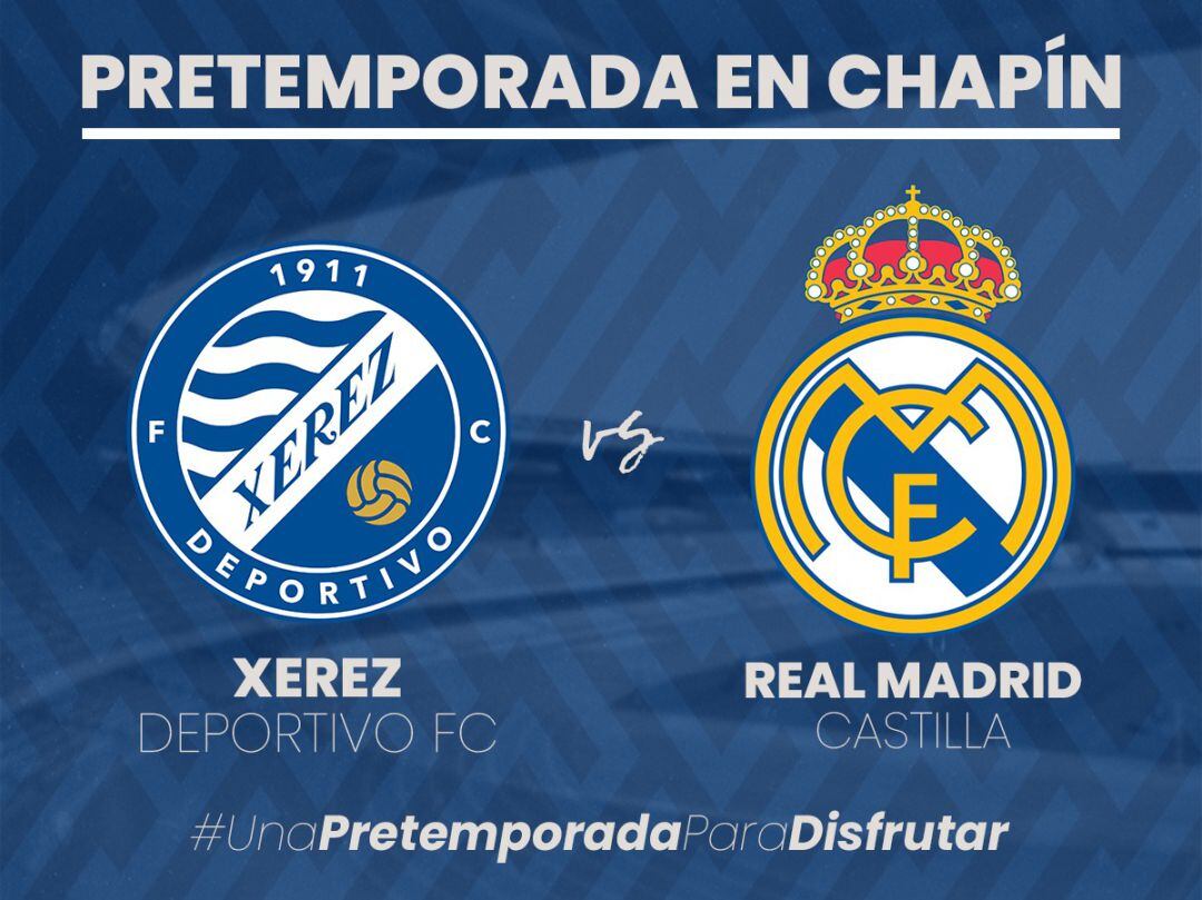 Anuncio del partido ante el Real Madrid Castilla