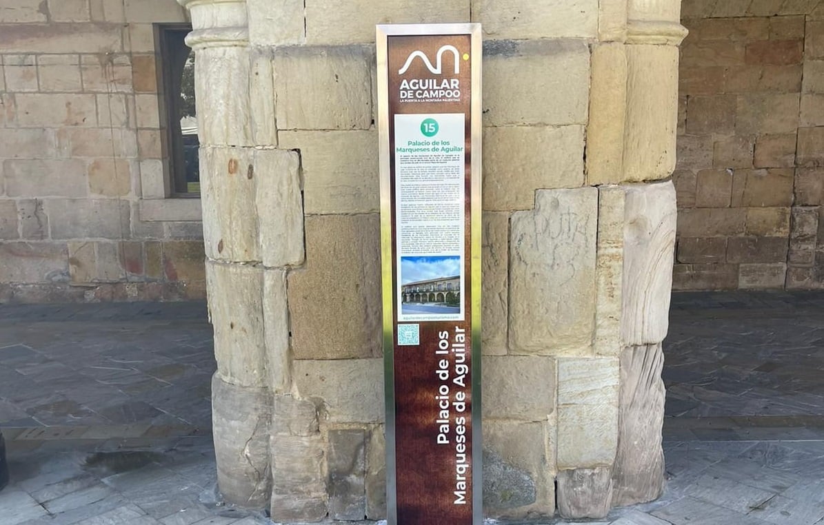 Nueva señalización turística en Aguilar