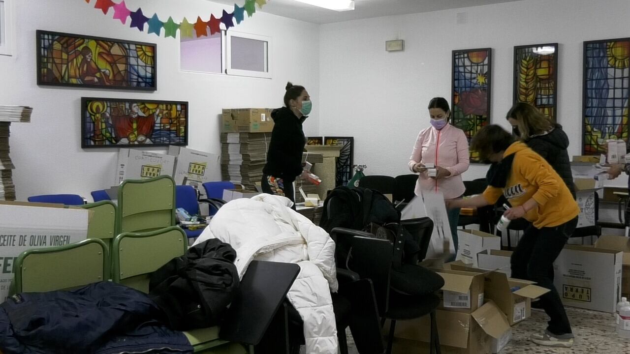 Voluntarios de Úbeda recogen material y alimentos para Ucrania
