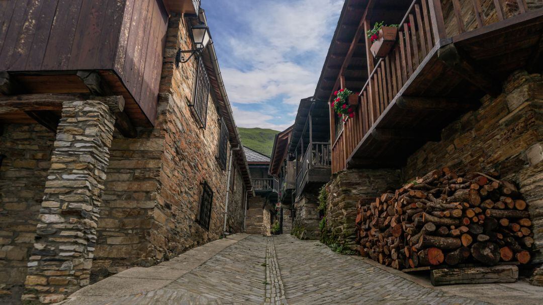 Peñalba de Santiago en El Bierzo, Leon, España